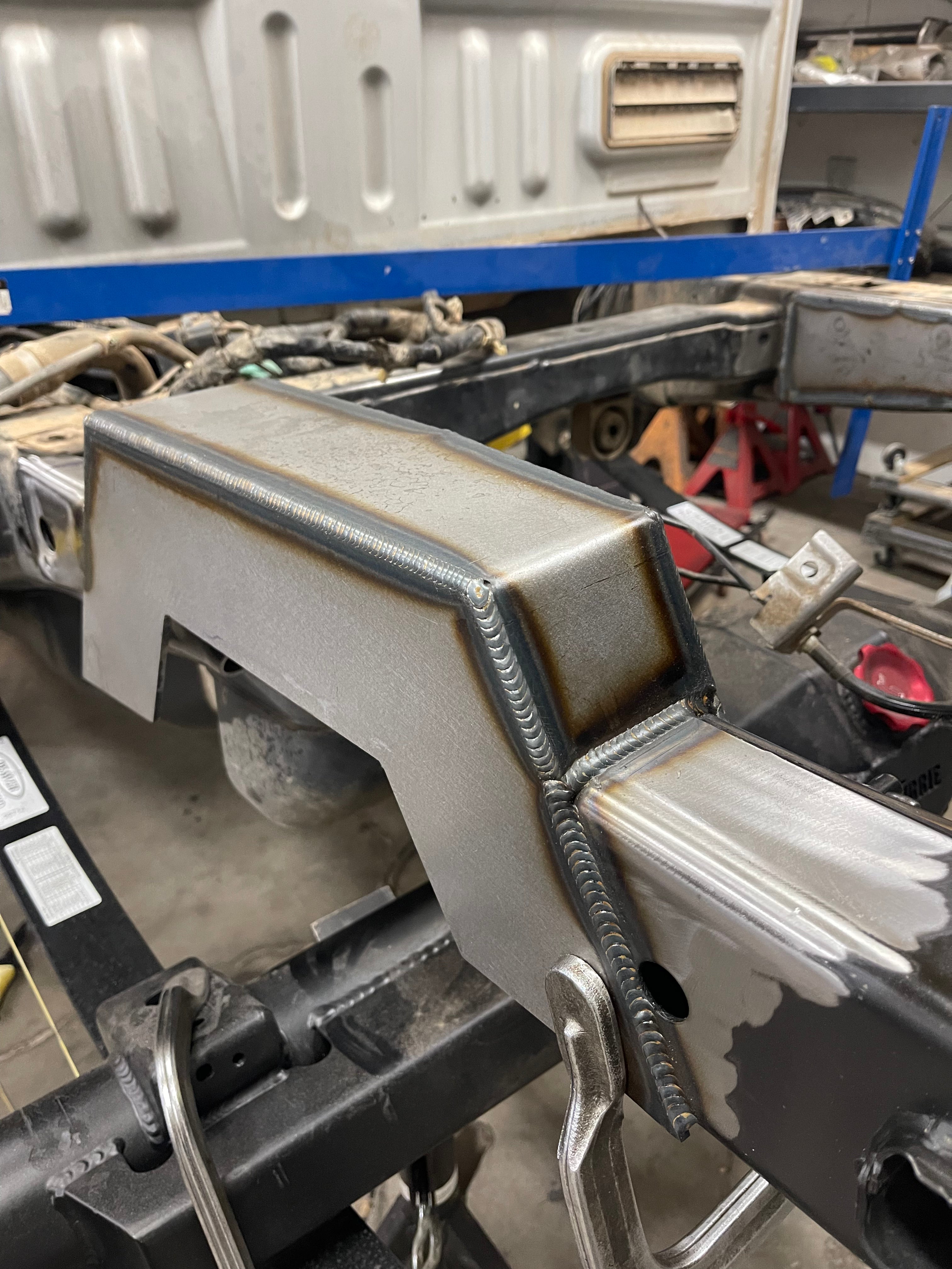 Custom fabrication work in the 454 Motorsports Phoenix shop